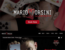 Tablet Screenshot of marioorsini.com